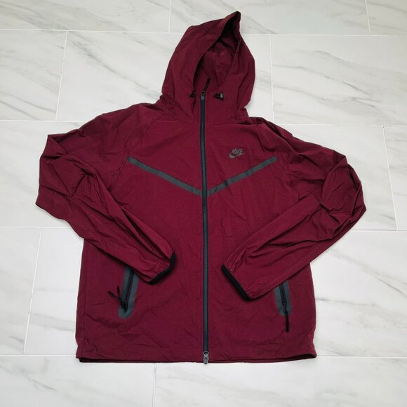 Nike Tech Woven Jacket 'Burgundy' HM7151-652 Multi Size